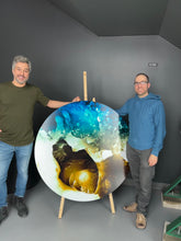 Charger l'image dans la galerie, Colloïde sur oxyde de silicium métallisé et foudroyé
